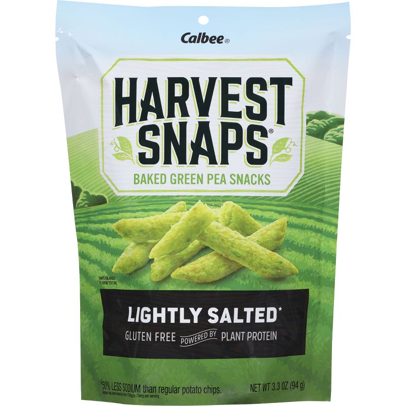 Harvest Snaps Green Pea Snack Crisps Lightly Salted - 3.3oz, 3 of 7