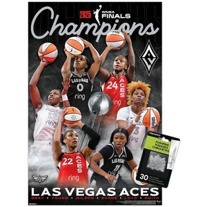 Trends International WNBA Las Vegas Aces - 2025 WNBA Finals Champions Unframed Wall Poster Prints - 1 of 4