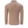 Coolmee Men's Slim Fit Basic Turtleneck Long Sleeve Lightweight Pullover Sweaters Casual Knitted Tops - 3 of 4