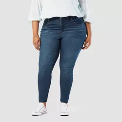 DENIZEN® from Levi's® Women's Plus Size High-Rise Super Skinny Jeans - Moody Blues 24