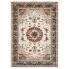Garvee 5x7FT Vintage Area Rug -Traditional Oriental Medallion Floral Design,Print Carpet for Entryway Bedroom Living Room Office Kitchen (Beige) - 2 of 4