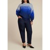 ELOQUII Fuzzy Ombre Sweater - 4 of 4