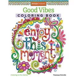 Good Vibes Adult Coloring Book by Thaneeya McArdle (Paperback)
