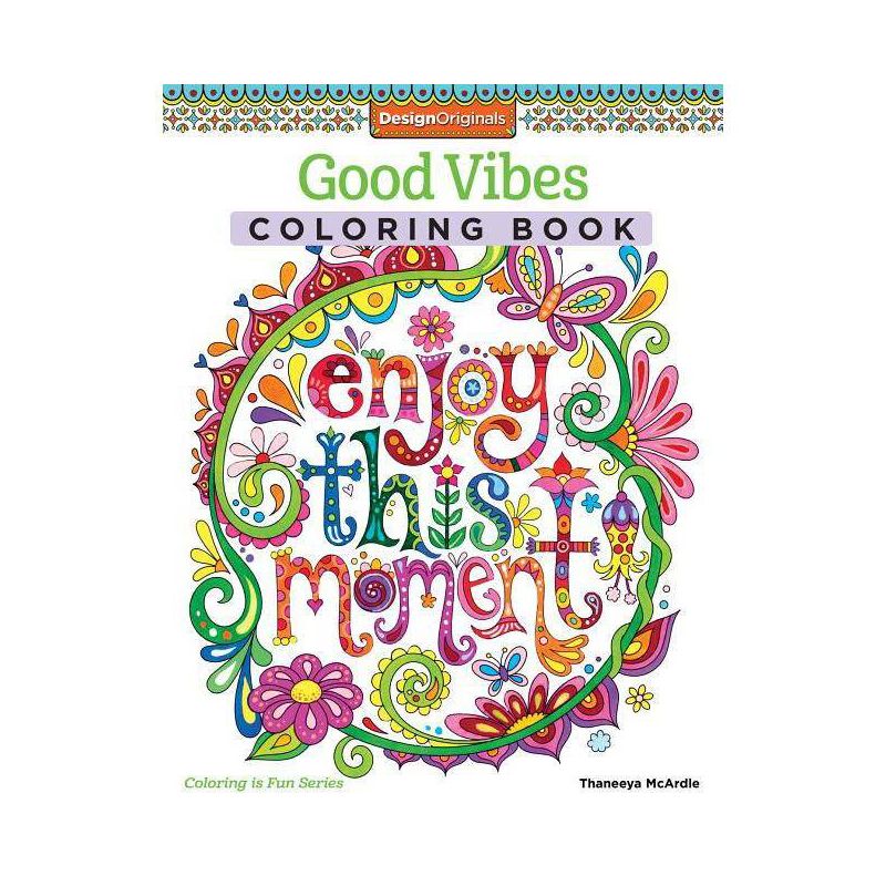 Good Vibes Adult Coloring Book by Thaneeya McArdle (Paperback), 1 of 2
