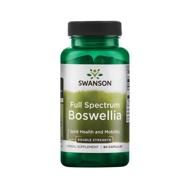 Swanson Herbal Supplements Full Spectrum Double Strength Boswellia 800 mg Capsule 60ct, 1 of 4
