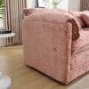 112" Chenille L-Shaped Cloud Sectional Sofa with Removable Ottoman - 2 of 4