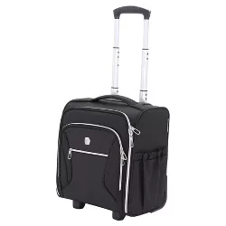 SWISSGEAR Checklite Underseat Carry On Suitcase - Black