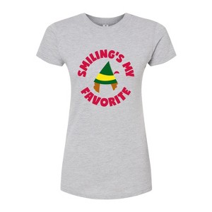 Women's - ELF - Christmas Family Set Smilings My Favorite Fitted Graphic T-Shirt - 1 of 3