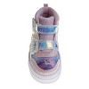 Disney The Little Mermaid Girls' Hook and Loop High Top Sneakers. (Little Kids/Toddler) - 4 of 4