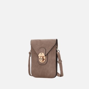 MKF Collection Kianna Medium Phone Crossbody Women's Vegan Leather Handbag by Mia K - 1 of 4