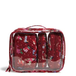 Vera Bradley Women's Outlet Clear 4 Piece Cosmetic Set - 1 of 2