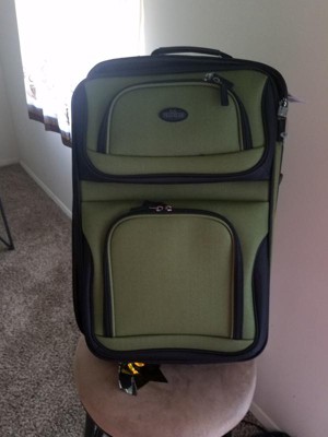 U.s. Traveler Rio 2pc Expandable Softside Carry On Luggage Set - Blue ...
