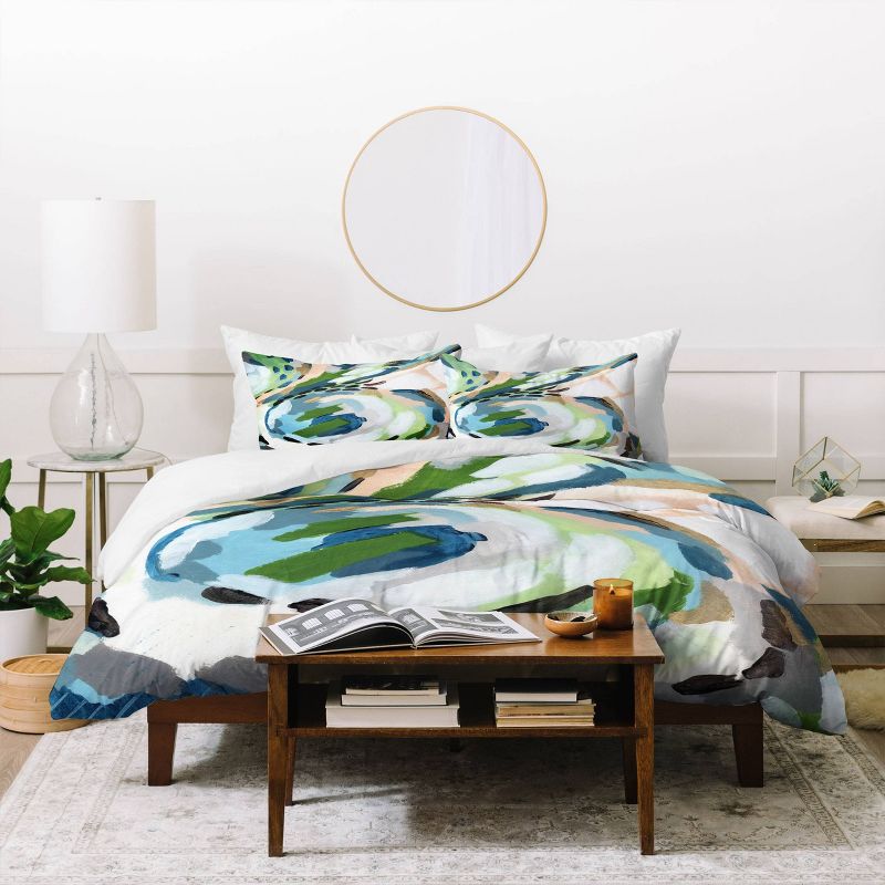 Green Laura Fedorowicz Greenery Duvet Cover - Deny Designs, 4 of 7