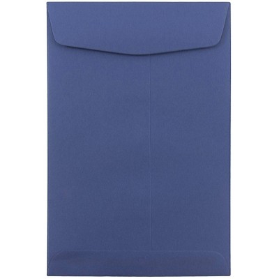 JAM Paper 6 x 9 Open End Catalog Envelopes Presidential Blue 363913003
