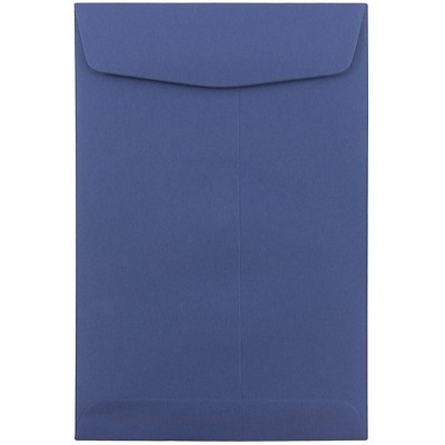 JAM Paper 6 x 9 Open End Catalog Envelopes Presidential Blue 363913003