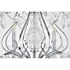 Elegant Lighting St. Francis 8 light Chrome Chandelier Clear Royal Cut Crystal - 3 of 4