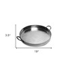 HomeRoots Hammered Round Scallop Serving Tray - 2 of 3