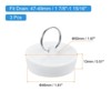 Unique Bargains Bathroom Kitchen Laundry Rubber Hanging Ring Sink Bathtub Drain Stoppers - 2 of 4