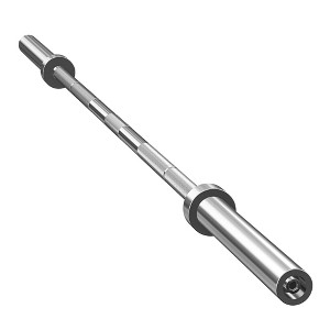 Sevobal Weight Bars Strength Training at Home, in the Gym, Heavy Duty Exercise Barbell for Strength Bench Press Weightlifting, Silver, 88"*0.8"*0.8" - 1 of 4