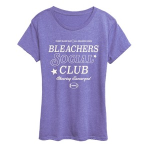 Women's - Instant Message - Bleachers Social Club Short Sleeve Graphic T-Shirt - 1 of 4