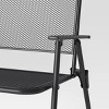 Metal Mesh Folding Outdoor Portable Sport Chair - Room Essentials™
 - image 4 of 4