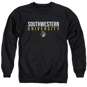 Southwestern University Official Stacked Adult Crewneck Sweatshirt - 1 of 4
