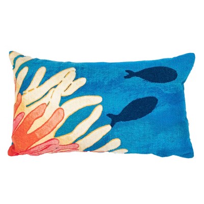 Liora Manne Visions III Coastal Indoor/Outdoor Pillow..
