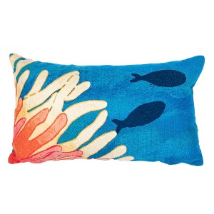 Liora Manne Visions III Coastal Indoor/Outdoor Pillow.. - 1 of 4