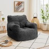 Hooseng Bean Bag Chair, Bean Bag Sofa Chair with Armrests, Fluffy and Lazy Sofa with backrest, Comfy Cozy BeanBag Chairs - 2 of 4