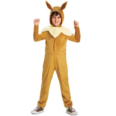 Pokemon Eevee Hooded Jumpsuit Classic Child Costume : Target