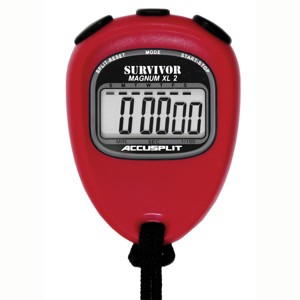 Accusplit Survivor 2 Professional Stopwatch with Magnum XL Display for Easy Readability | Cumulative Split timing with Split Release Action - 1 of 1
