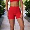 Anna-Kaci Active Women's High-Waist Scrunch Butt Biker Shorts with Pocket Detail - 4 of 4