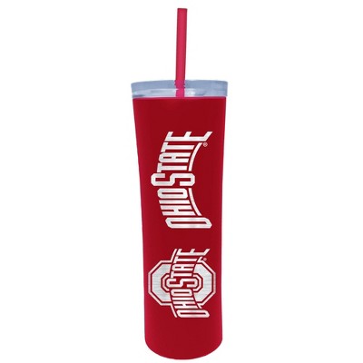 NCAA Ohio State Buckeyes 18oz Stainless Steel Skinny Tumbler