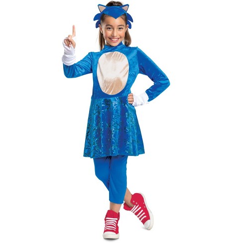 Sonic The Hedgehog Sonic Movie Girl Child Costume, X-large (14-16) : Target