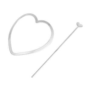 Unique Bargains Women's Semicircle Hair Chopstick 1 Pc - 1 of 4
