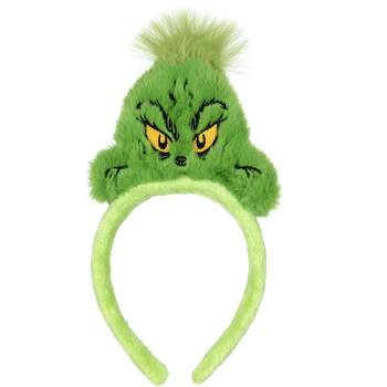 Dr. Seuss The Grinch Costume Character Fabric Cosplay Hair Accessory Headband Green