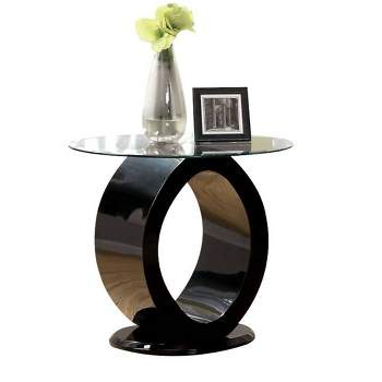 Olympiad Glass Top End Table - miBasics