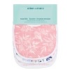 aden + anais Essentials 3pk Muslin Snap Bib - Flowers Bloom - 2 of 4