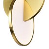 CWI Lighting Tranche LED Mini Pendant With Brushed Brass Finish - 4 of 4