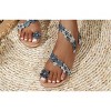 Women's Wo's Toe Loop Flats Sandals - Trendsi - 2 of 2