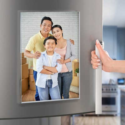 Clear Acrylic Magnetic Portrait Sign Holder Frames 11" x 14" - Set of 2