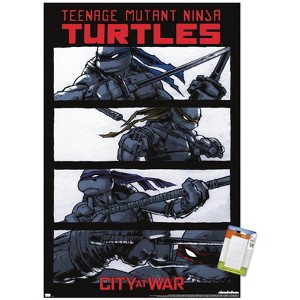 Trends International Nickelodeon Teenage Mutant Ninja Turtles - IDW Grid Unframed Wall Poster Prints - 1 of 4