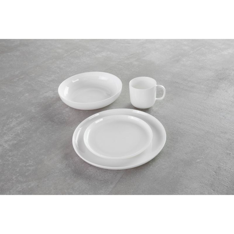 16pc Glass Modern Coupe Dinnerware Set - Fortessa Tableware Solutions, 2 of 4