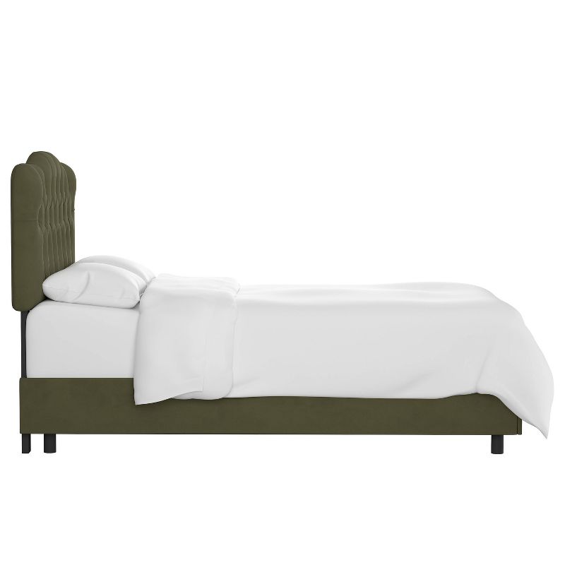 Skyline Furniture Seville Upholstered Bed in Linen, 4 of 8