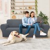 PiccoCasa 200GSM Microfiber Elastic Bottom Spandex Jacquard Fabric Stretch Sofa Slipcover - 3 of 3