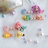 Summer Crystal - Pearls Mermaid Sea Life Hair Clips - 4 Pack - 2 of 4
