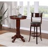 Boraam 29" Industries Palmetto Barstool English Tudor : Upholstered, Hardwood Frame, Fixed Height - 2 of 4