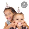 Big Dot of Happiness Little Princess Crown - Mini Cone Pink and Gold Princess Baby Shower or Birthday Party Hats - Small Little Party Hats - Set of 8 - 2 of 4