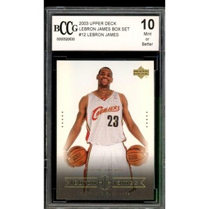 Lebron James Rookie Card 2003 Upper Deck Box Set #12 BGS BCCG 10 - 1 of 2