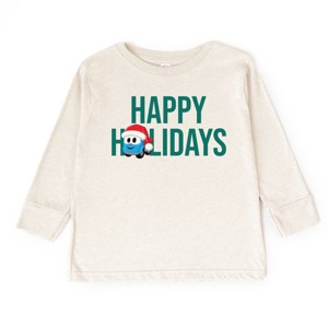 Leo the Truck Happy Holidays - Toddler Long Sleeve Graphic Tee - 1 of 3
